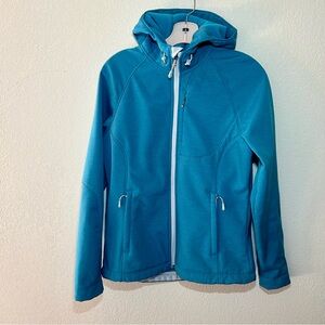 Kirkland Softshell Hooded Jacket Teal medium